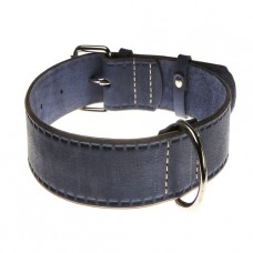 237	 Ошейник 20мм "КЛАССИК ПРЕМИУМ" кожаный с прокаткой шва