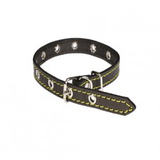 112 Ошейник 15 мм"КЛАССИК"кожаный  безразмерный (шт.)