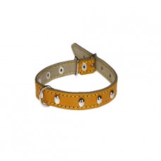 113 Ошейник 15 мм"КЛАССИК"кожаный украшенный (шт.)