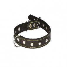 213 Ошейник 20 мм"КЛАССИК"кожаный украшенный (шт.)