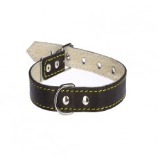 216 Ошейник 20 мм"КЛАССИК" кожаный двойной. (шт.)