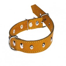 313 Ошейник 25 мм"КЛАССИК"кожаный украшенный (шт.)