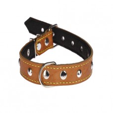 315 Ошейник 25 мм"КЛАССИК"кожа+синтепон" украш. (шт.) 