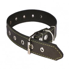 418 Ошейник 30мм"КЛАССИК"кожа+синтепон"безразмерный 