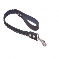 743 Водилка 25мм"КЛАССИК"  кожаная плетение "КОСА ТРОЙНАЯ" (60см)