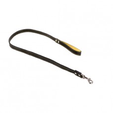 7561 Поводок 20мм"КЛАССИК" кожаный простроченный двойной (1.15м)