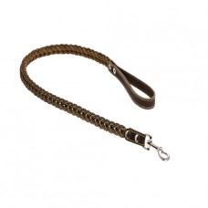 773 Поводок 18мм "КЛАССИК"  кожаный плетение "КВАДРАТ" (1.10м)